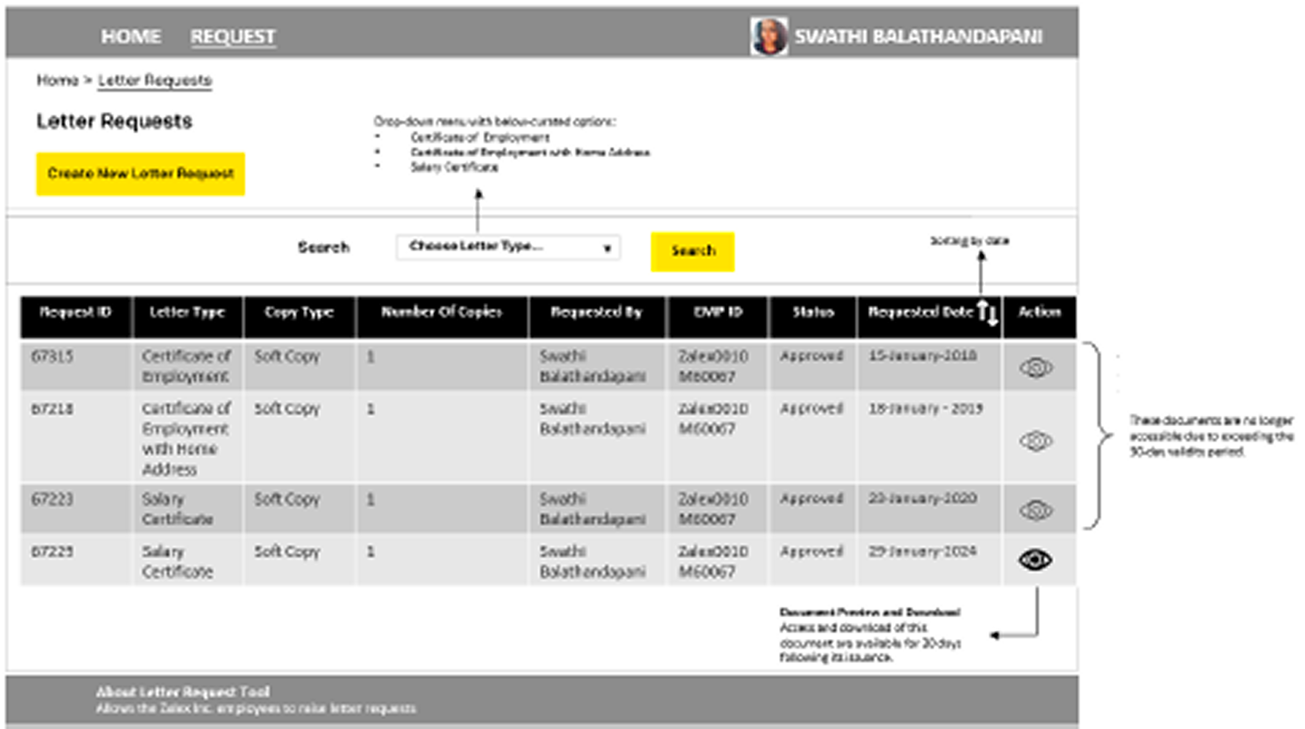 Zalex — Legacy wireframe 4 (before redesign)