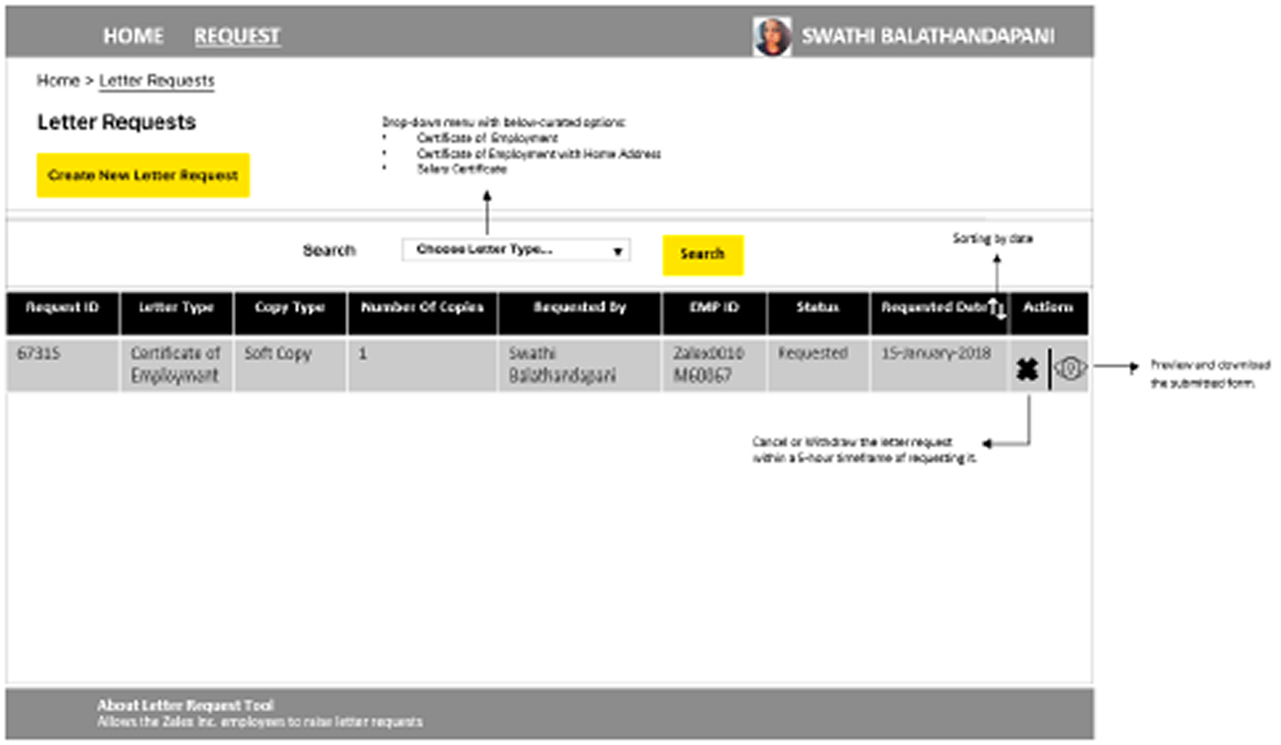 Zalex — Legacy wireframe 5 (before redesign)