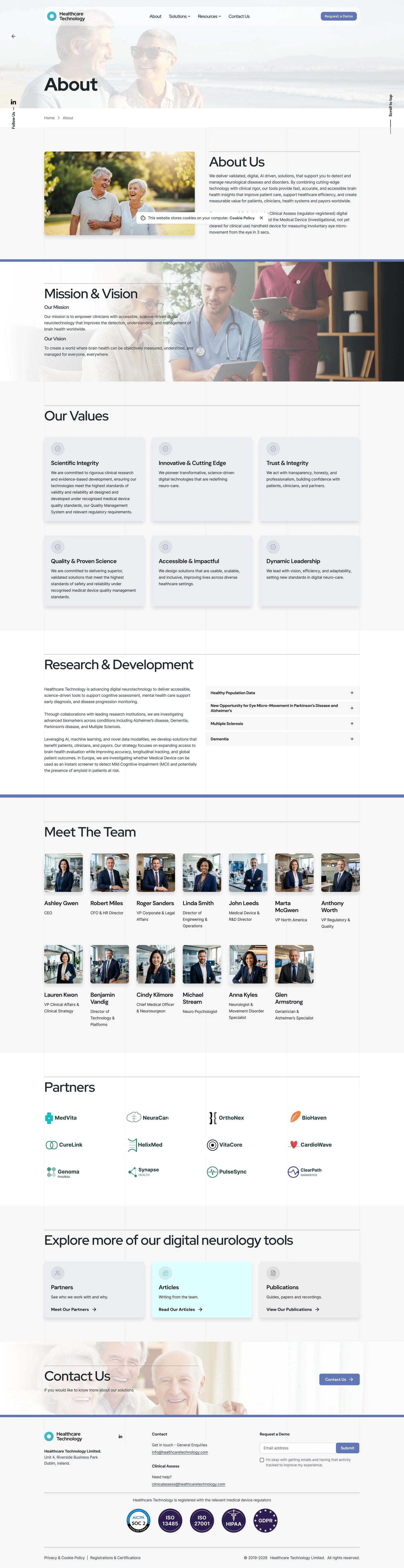 About page