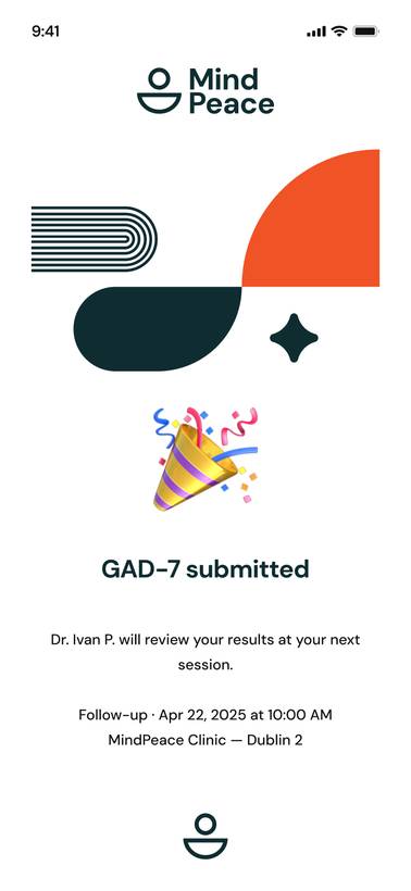 Submission confirmed