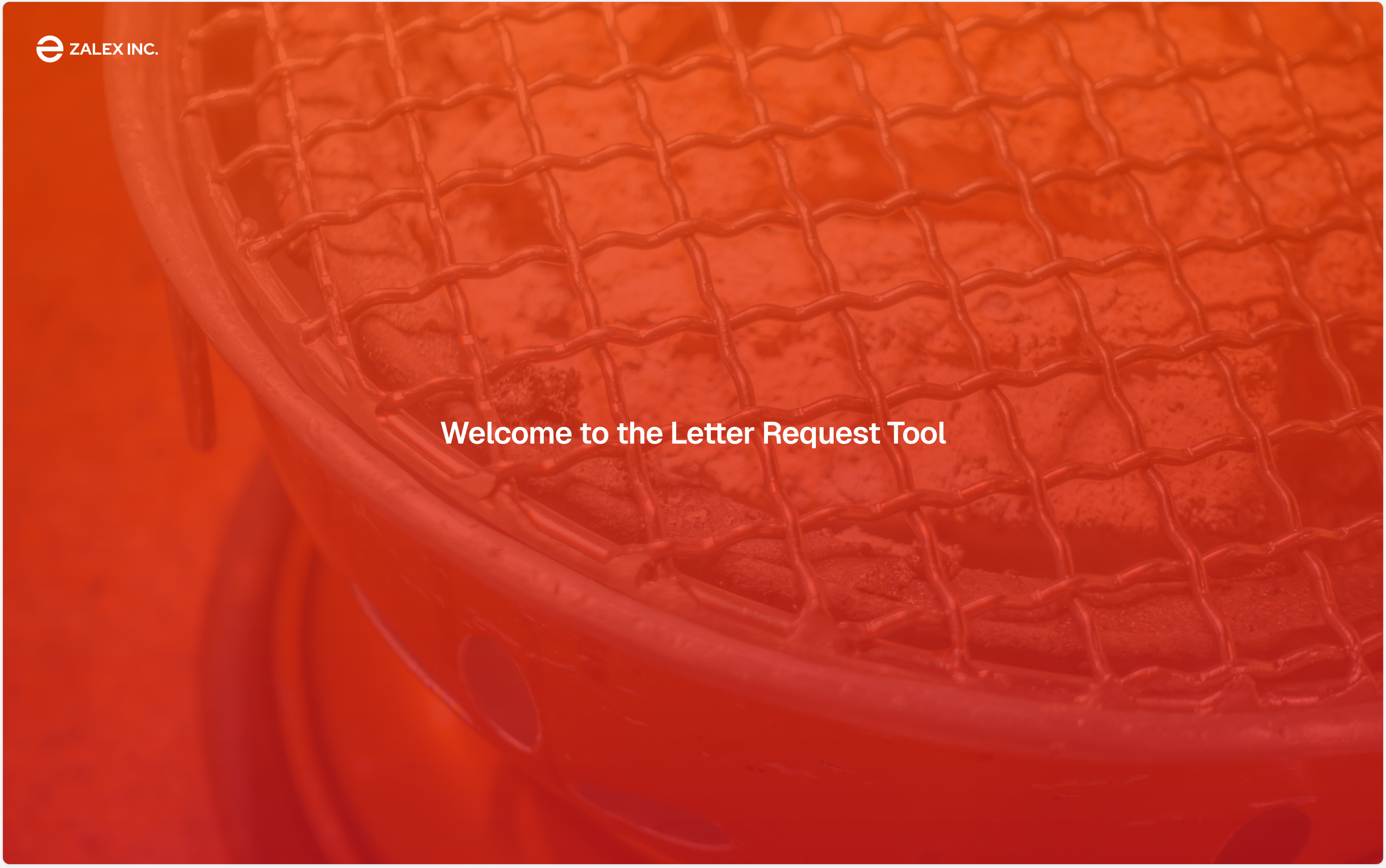 Zalex — Splash screen with brand entry