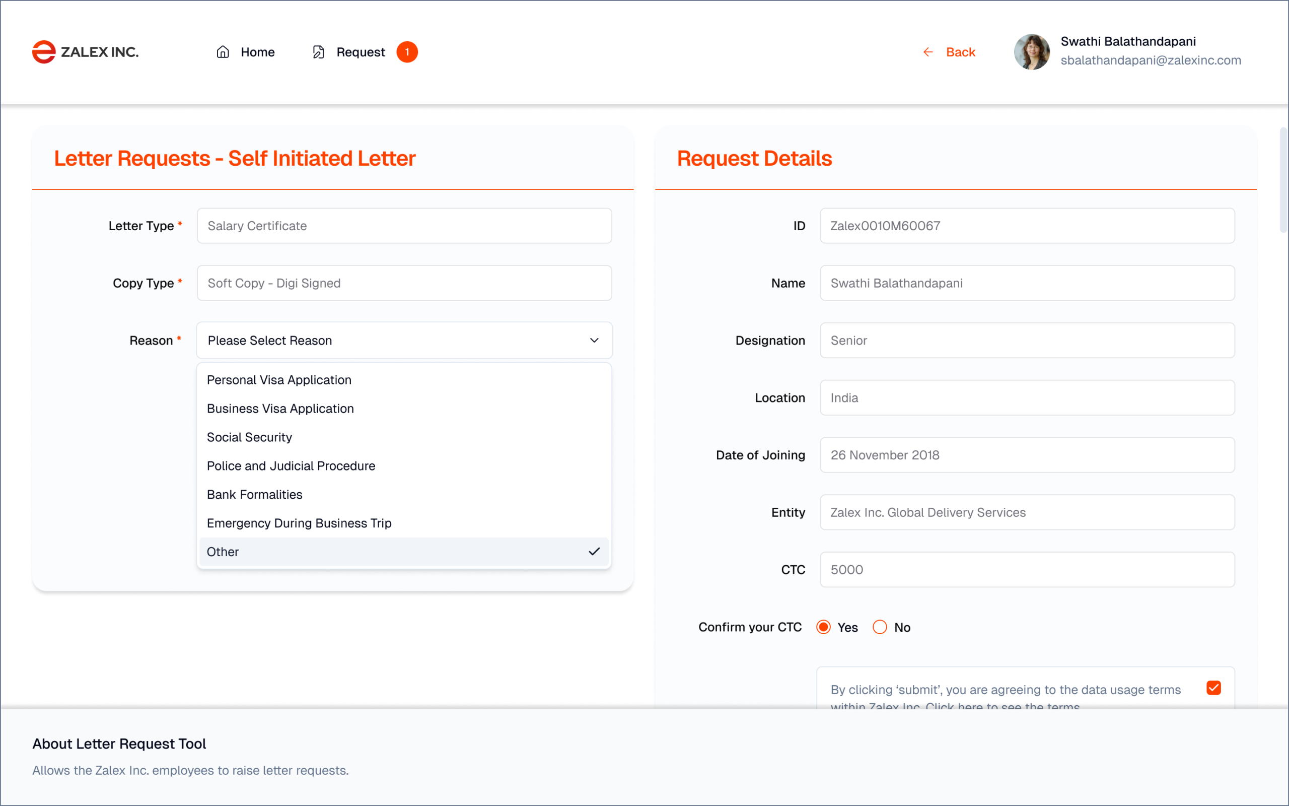 Zalex Redesign — Flow 2 Step 5