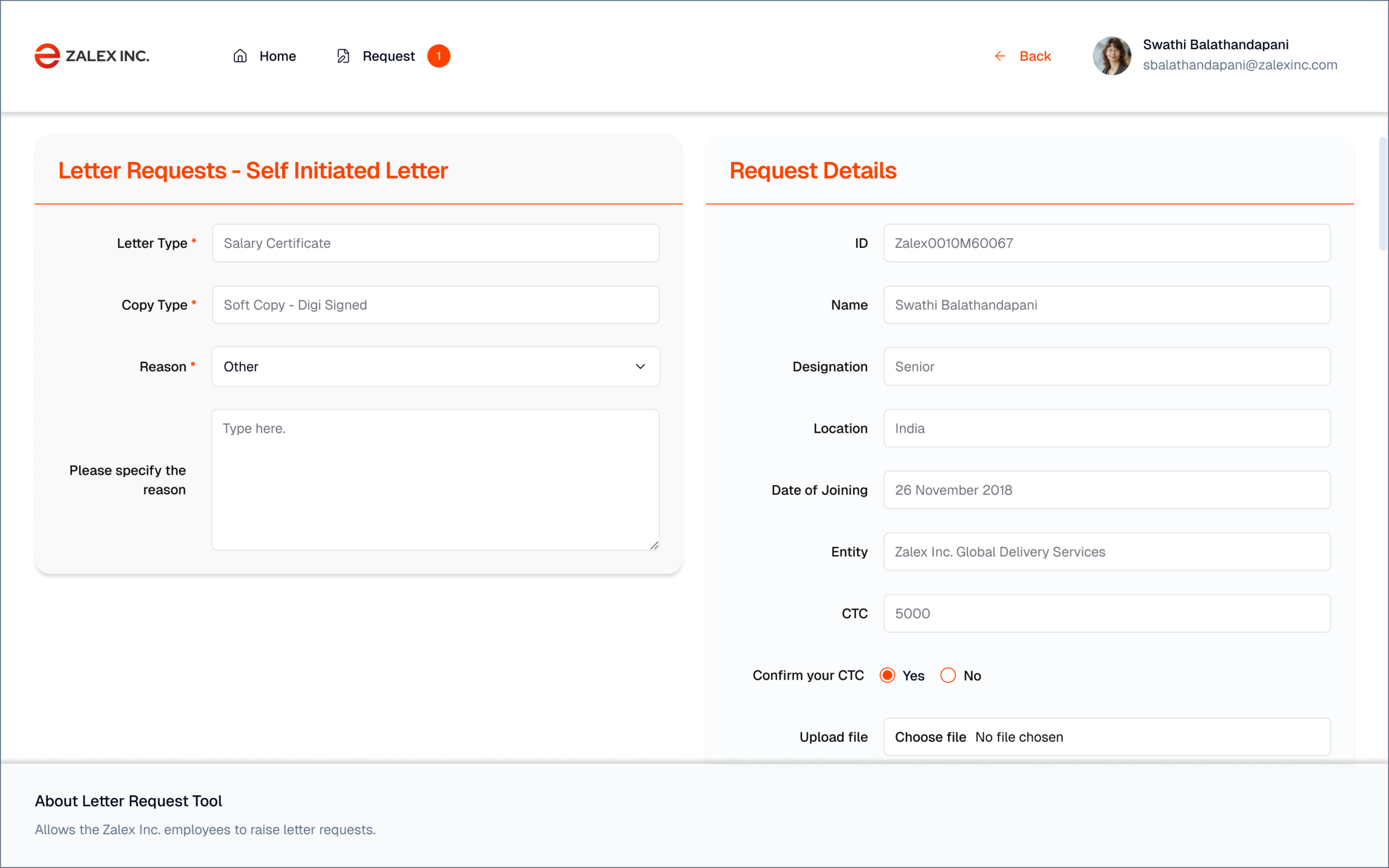 Zalex Redesign — Flow 2 Step 6