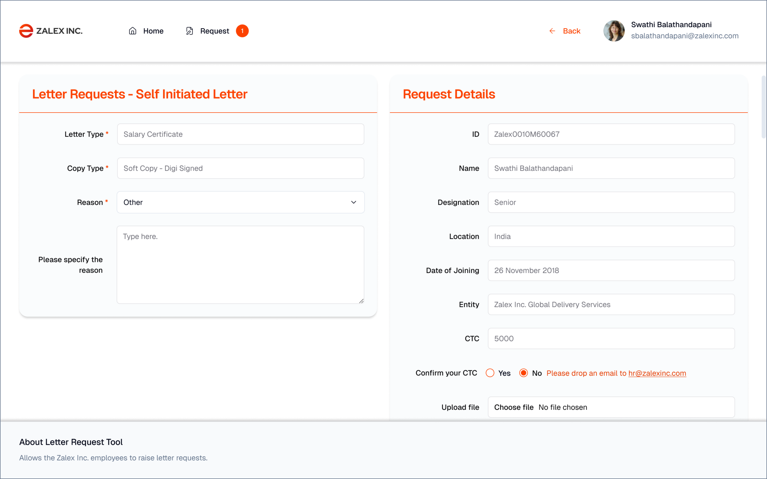 Zalex Redesign — Flow 2 Step 8