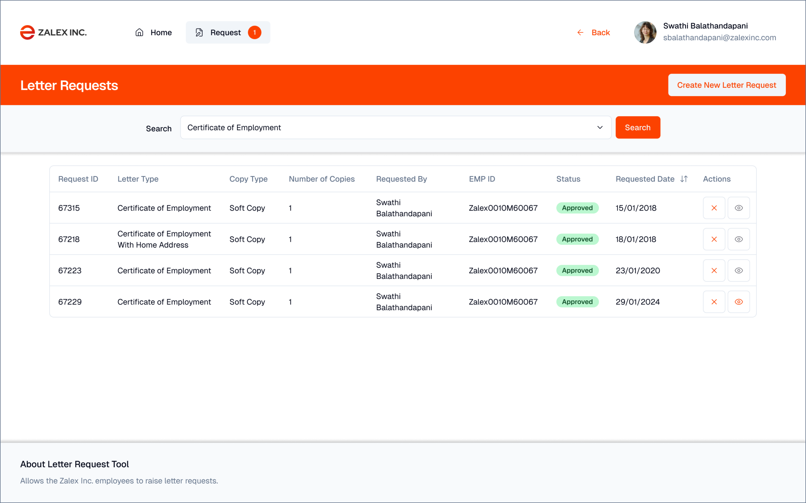 Zalex Redesign — Flow 3 Screen 1